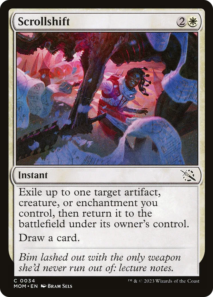 Déplacement par parchemin — March of the Machine — Magic: The Gathering