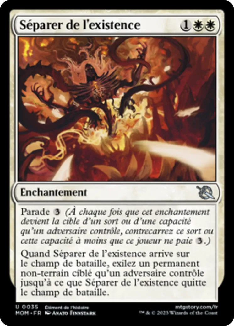Séparer de l'existence — March of the Machine — Magic: The Gathering