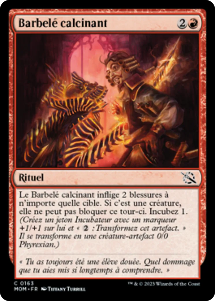 Barbelé calcinant — March of the Machine — Magic: The Gathering