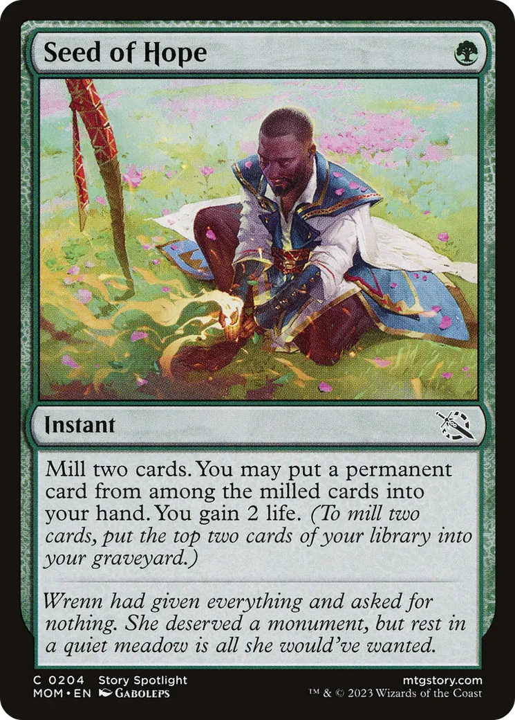 Graine d'espoir — March of the Machine — Magic: The Gathering