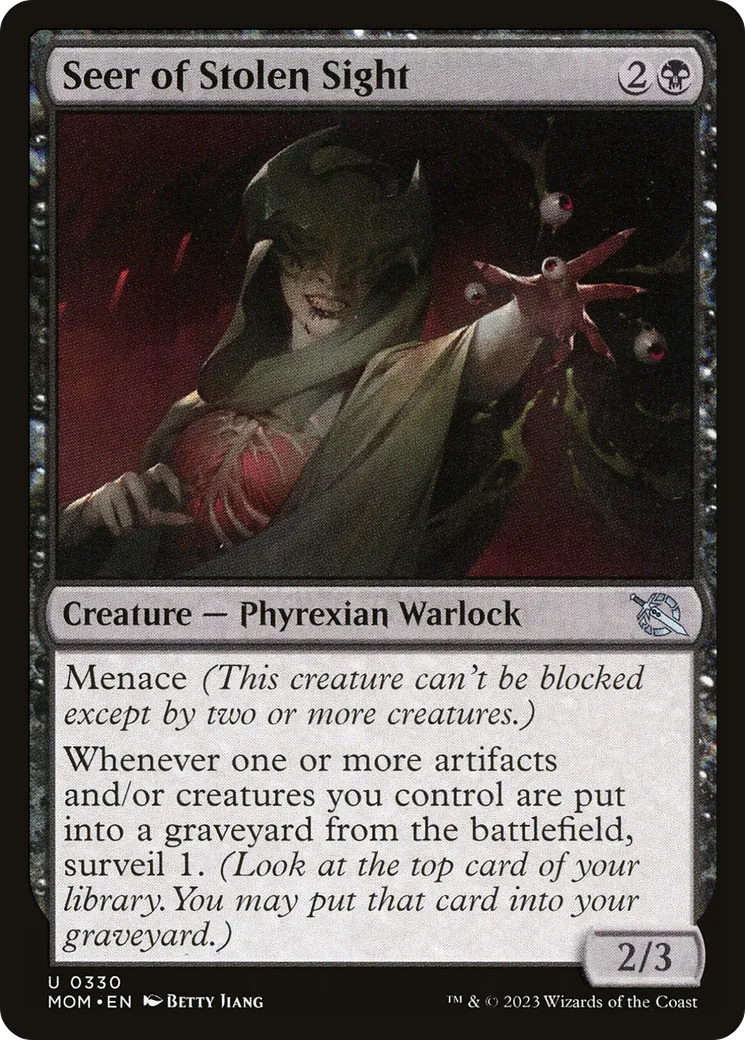 Seer of Stolen Sight — March of the Machine — Magic: The Gathering