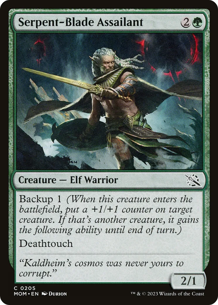 Serpent-Blade Assailant — March of the Machine — Magic: The Gathering