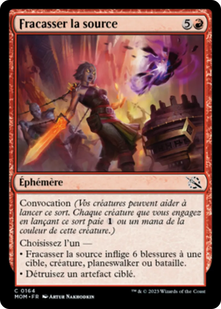 Fracasser la source — March of the Machine — Magic: The Gathering