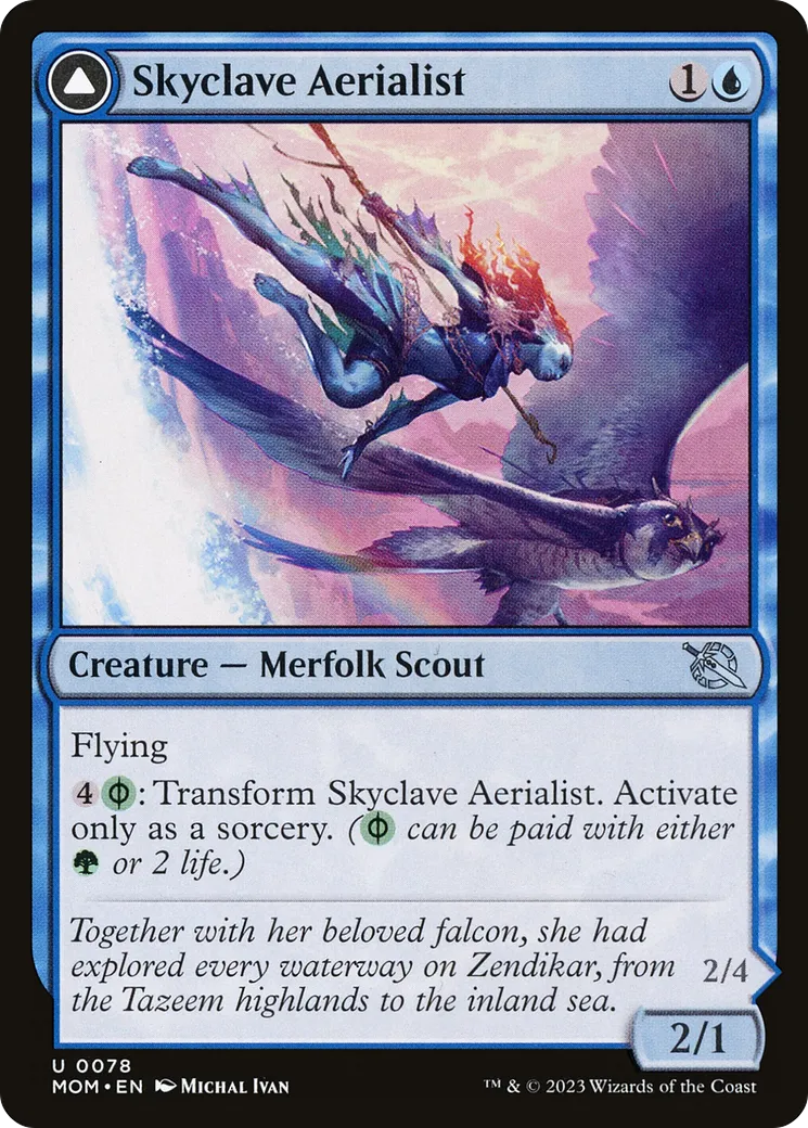 Skyclave Aerialist // Skyclave Invader — March of the Machine — Magic: The Gathering