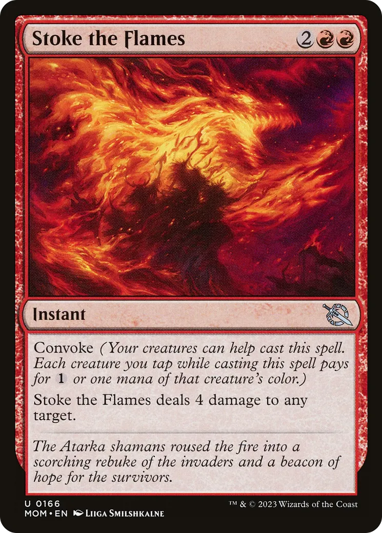 Activer les flammes — March of the Machine — Magic: The Gathering