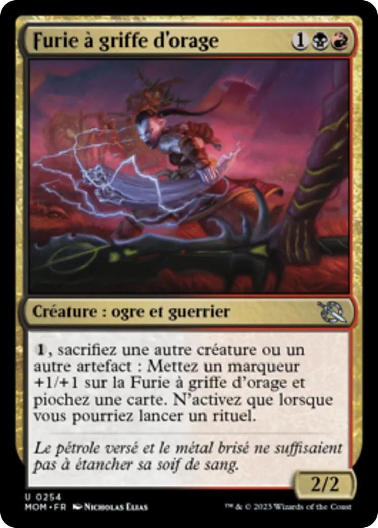 Furie à griffe d'orage — March of the Machine — Magic: The Gathering