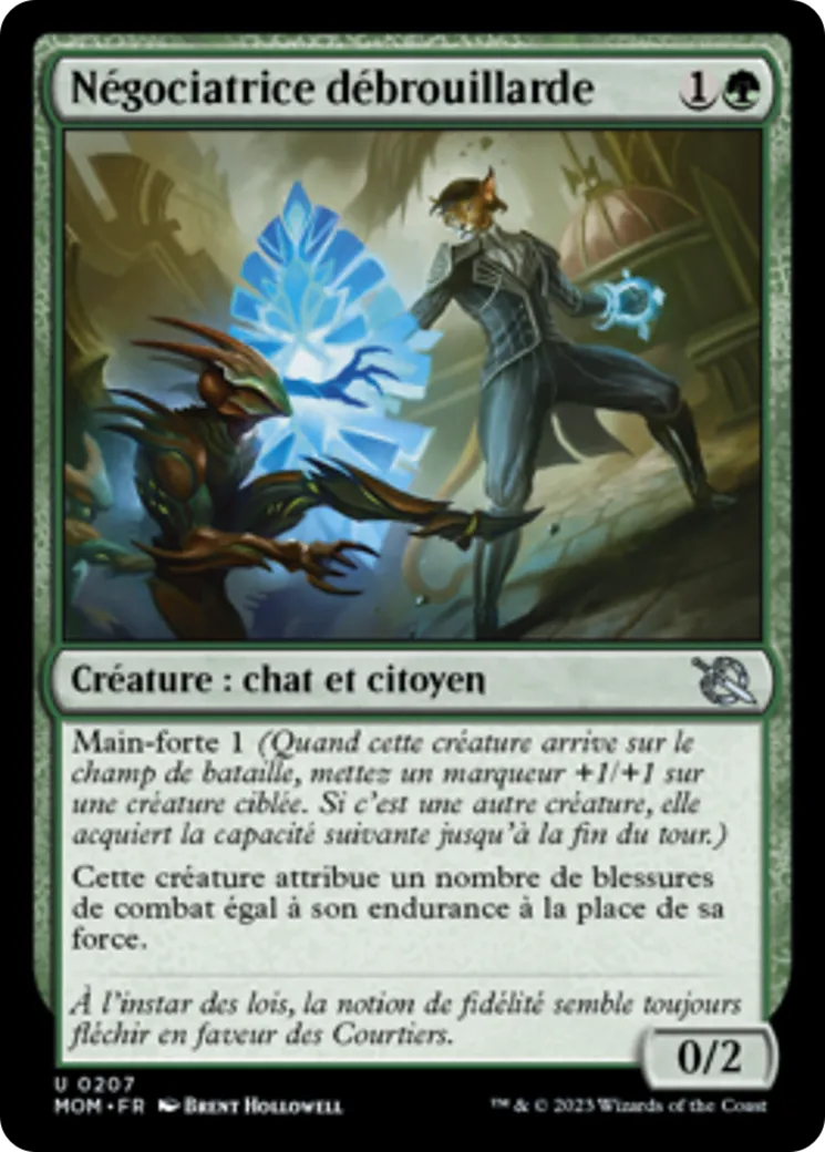 Négociatrice débrouillarde — March of the Machine — Magic: The Gathering