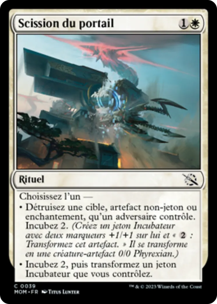 Scission du portail — March of the Machine — Magic: The Gathering
