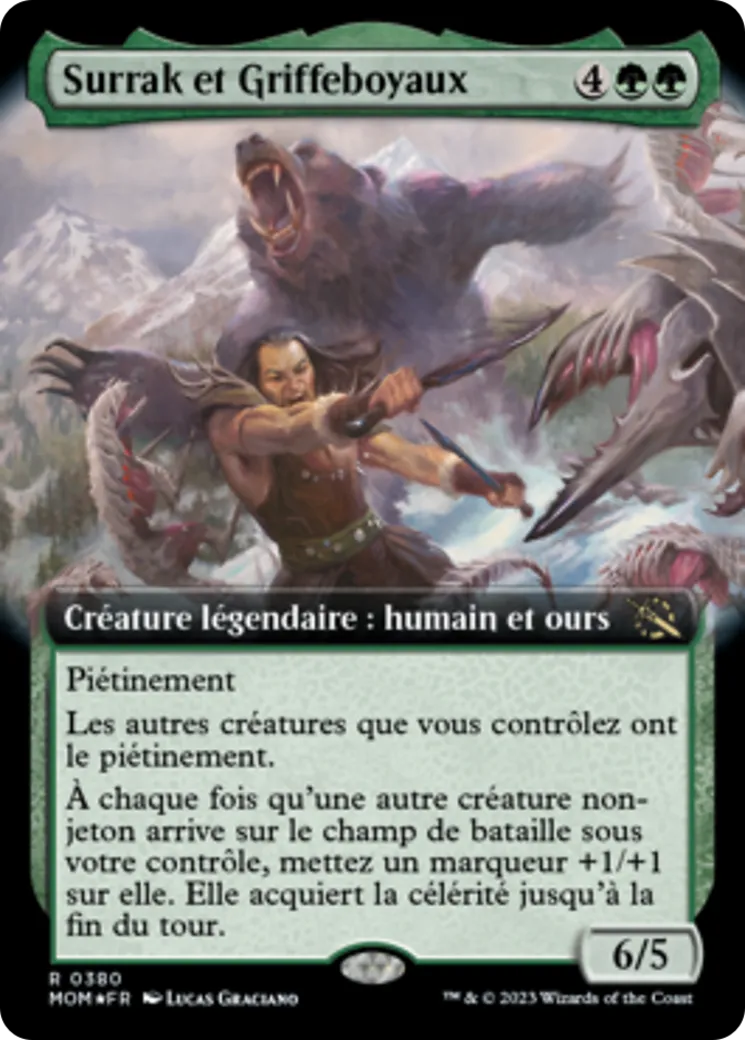 Surrak et Griffeboyaux — March of the Machine — Magic: The Gathering