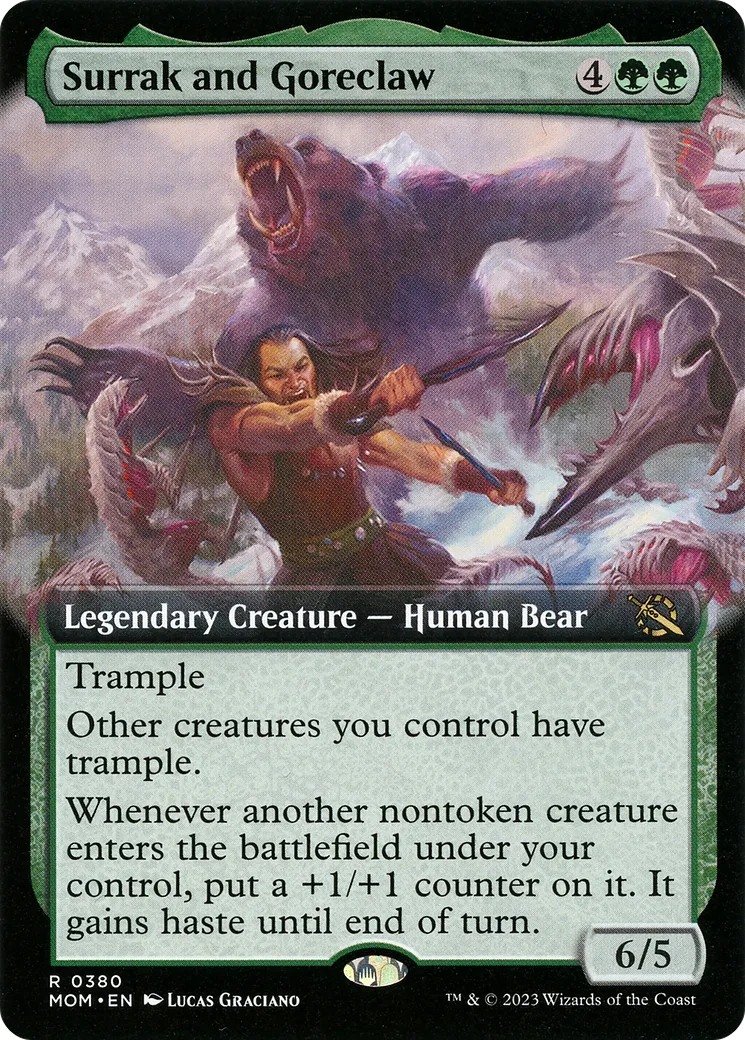 Surrak and Goreclaw — March of the Machine — Magic: The Gathering