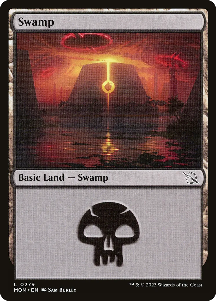 Swamp — March of the Machine — Magic: The Gathering