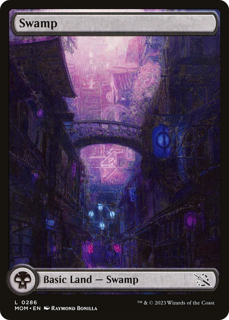 Swamp — March of the Machine — Magic: The Gathering