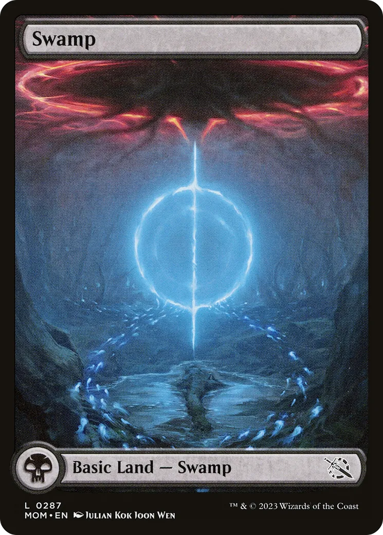 Swamp — March of the Machine — Magic: The Gathering