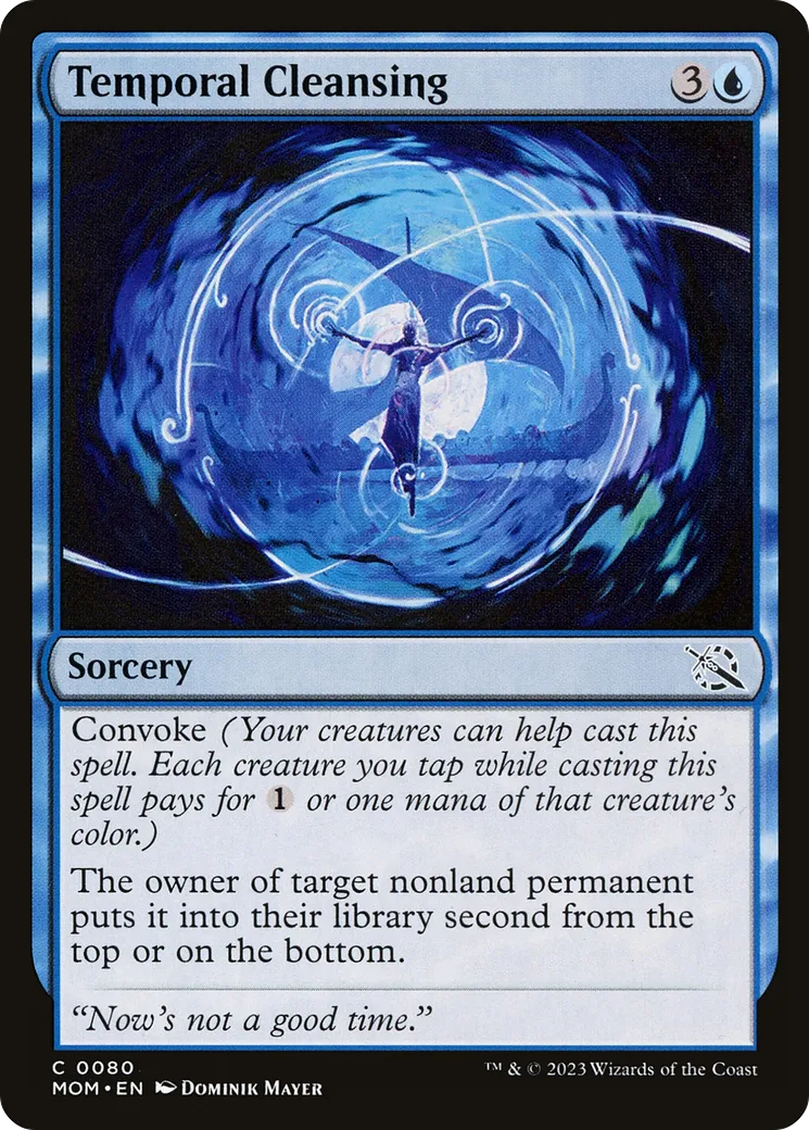 Temporal Cleansing — March of the Machine — Magic: The Gathering