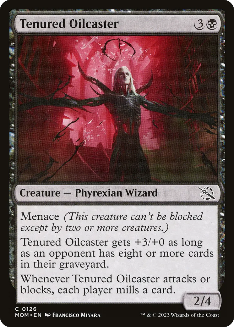 Tenured Oilcaster — March of the Machine — Magic: The Gathering
