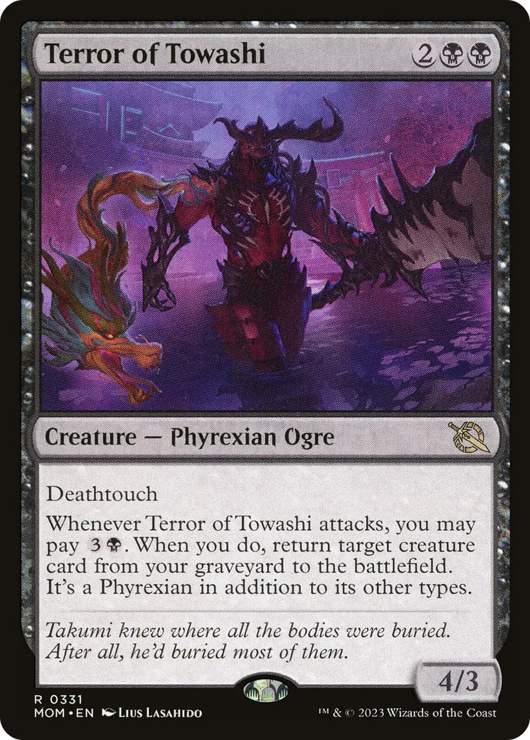 Terror of Towashi — March of the Machine — Magic: The Gathering