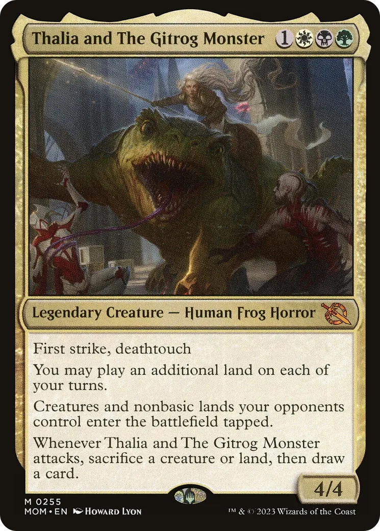 Thalia and The Gitrog Monster — March of the Machine — Magic: The Gathering