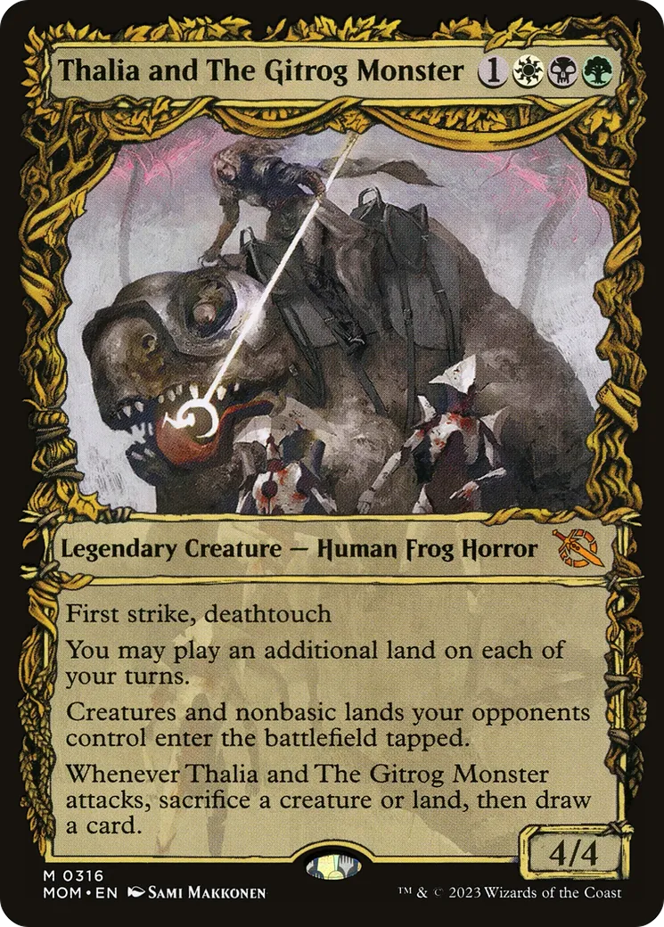 Thalia and The Gitrog Monster — March of the Machine — Magic: The Gathering