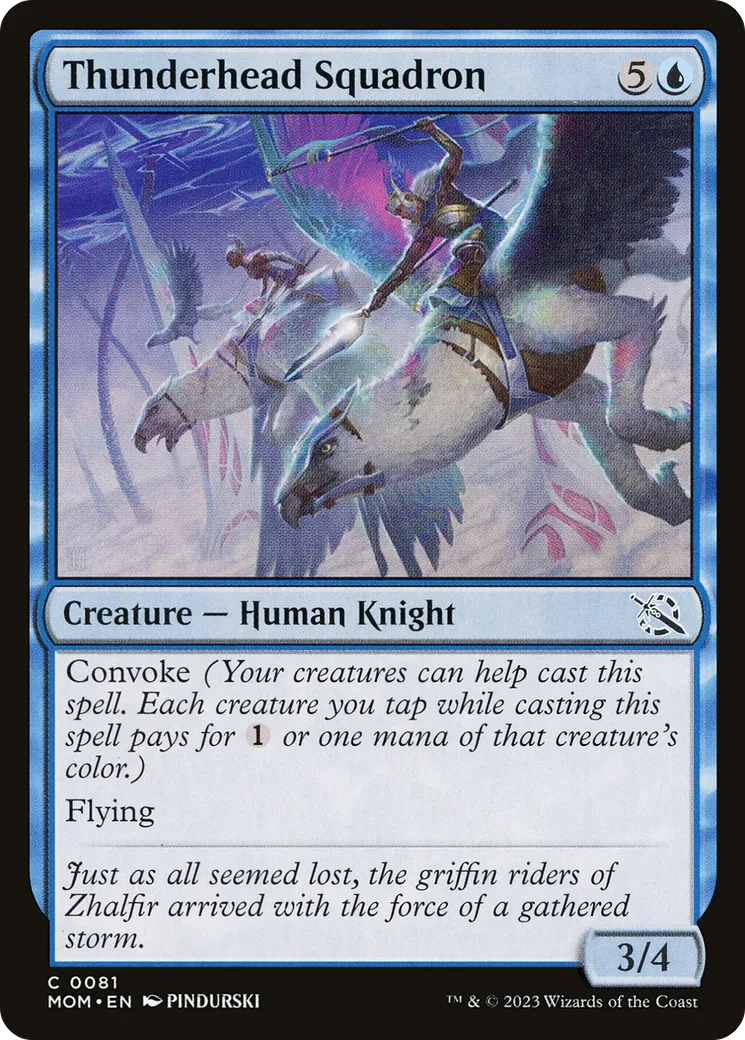 Thunderhead Squadron — March of the Machine — Magic: The Gathering