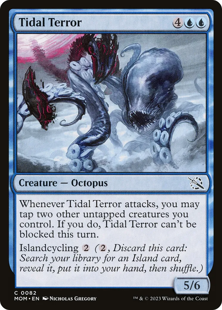 Tidal Terror — March of the Machine — Magic: The Gathering