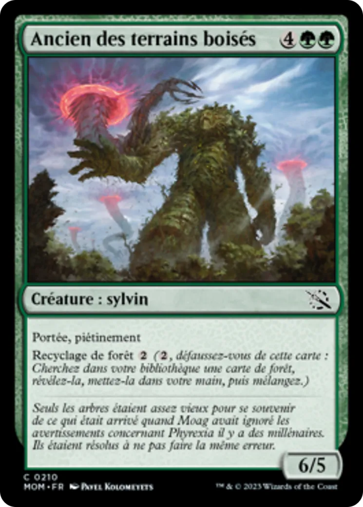 Ancien des terrains boisés — March of the Machine — Magic: The Gathering