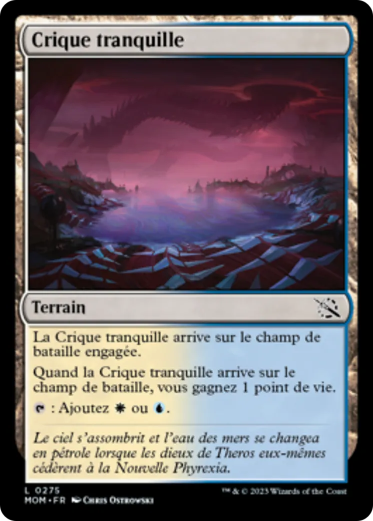 Crique tranquille — March of the Machine — Magic: The Gathering