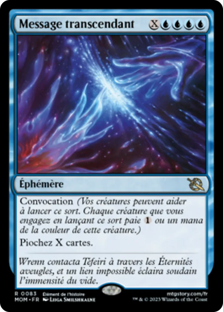 Message transcendant — March of the Machine — Magic: The Gathering