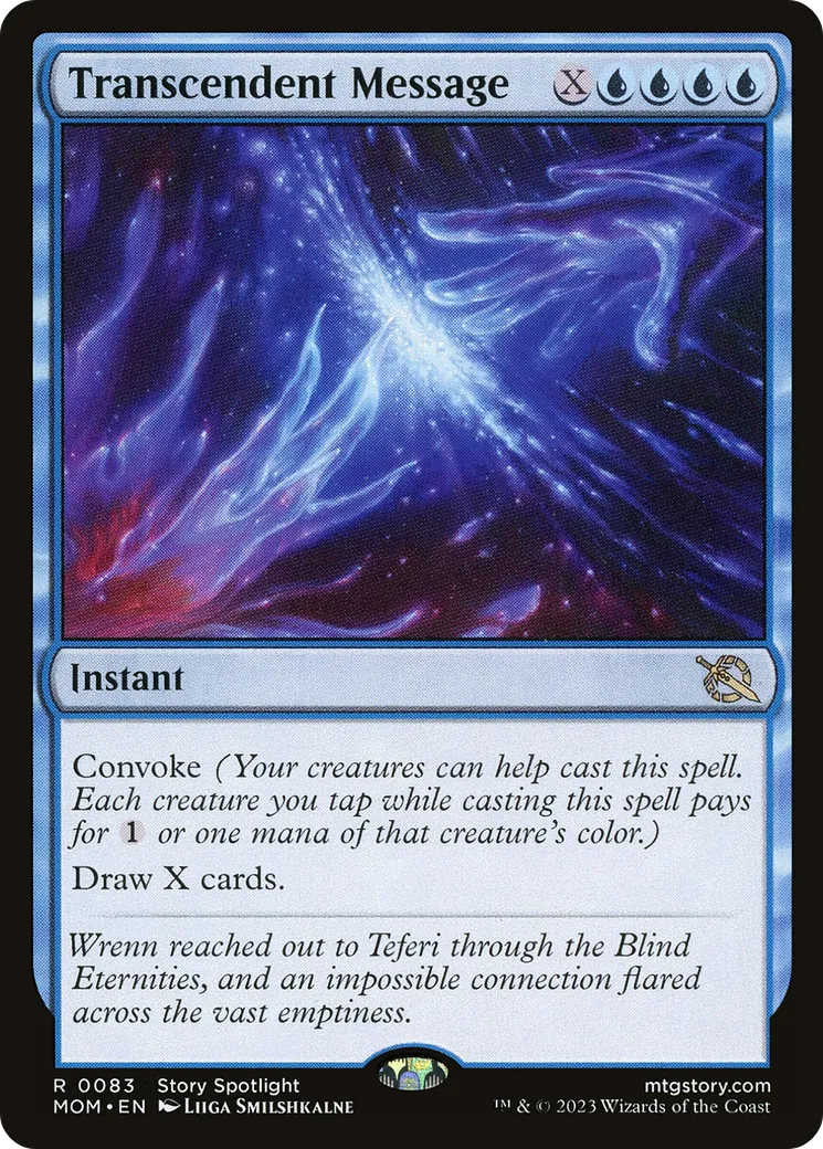 Message transcendant — March of the Machine — Magic: The Gathering