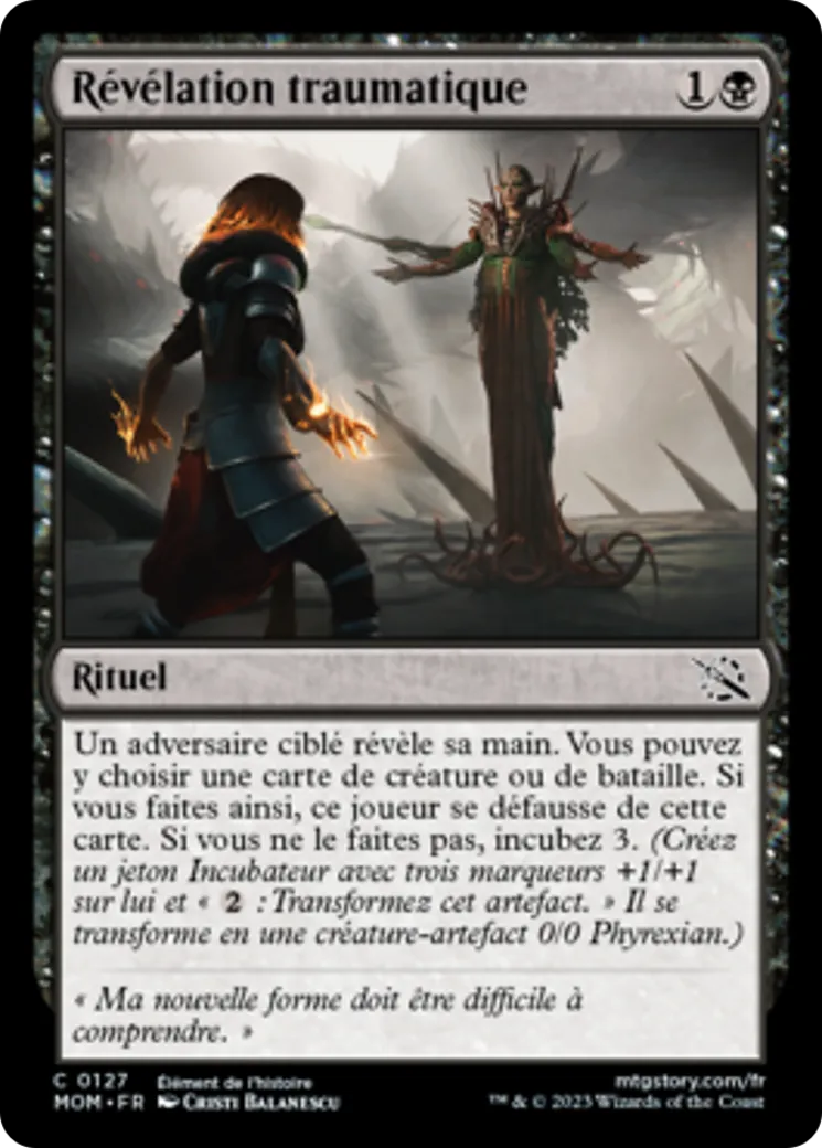 Révélation traumatique — March of the Machine — Magic: The Gathering