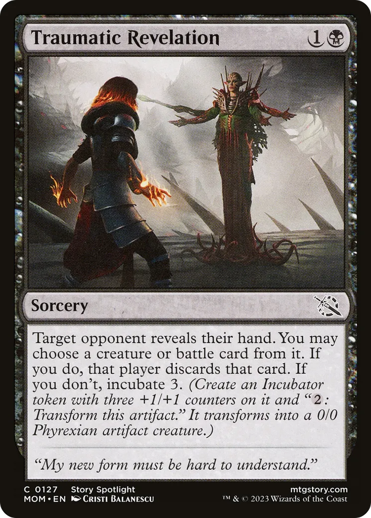 Révélation traumatique — March of the Machine — Magic: The Gathering