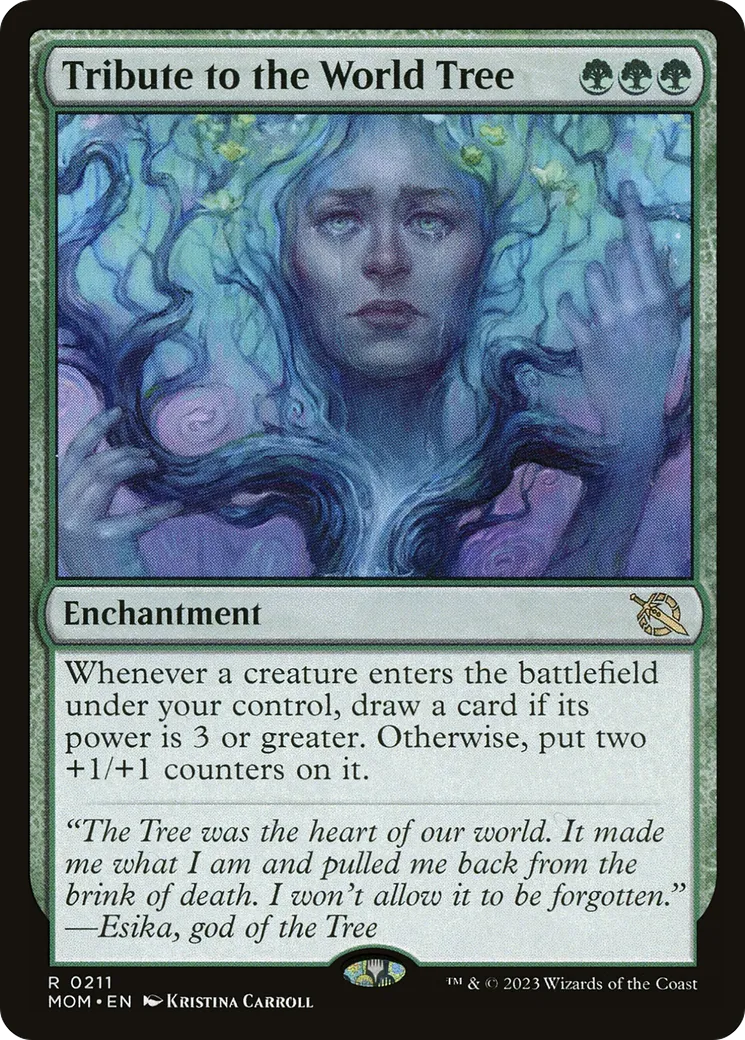 Tribute to the World Tree — March of the Machine — Magic: The Gathering