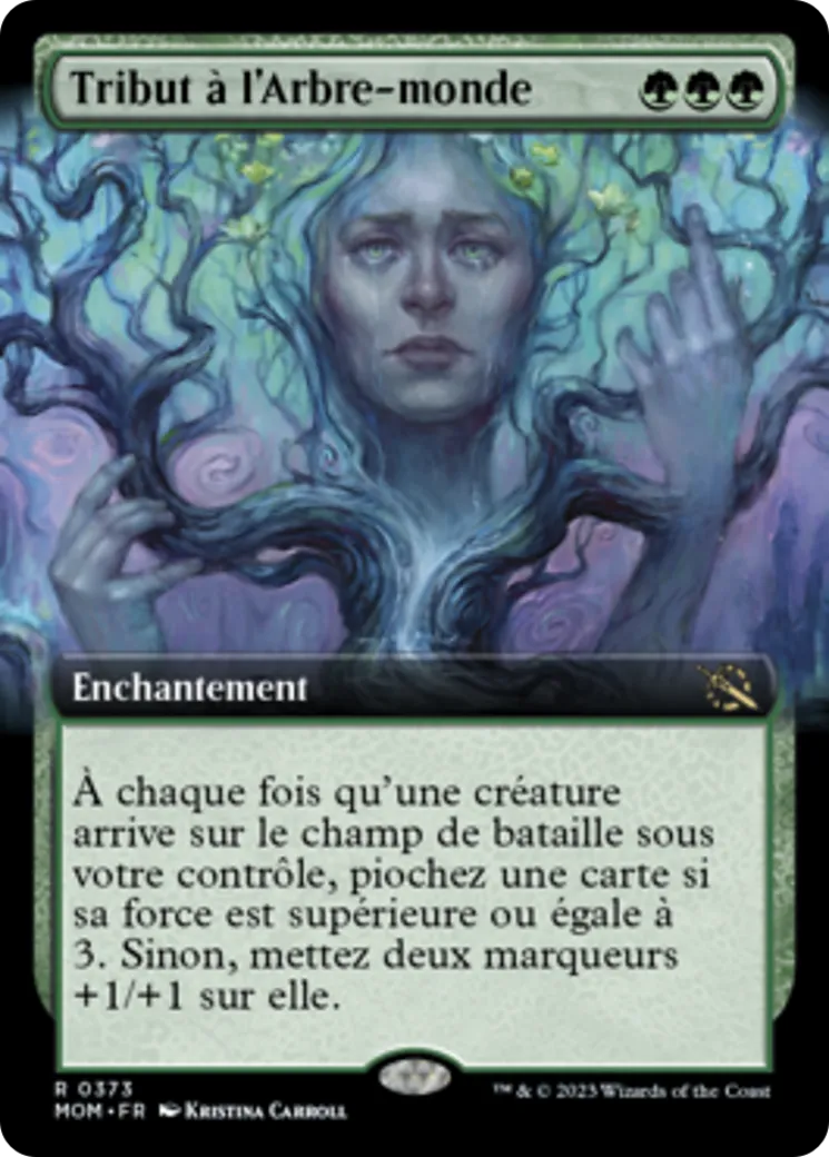 Tribut à l'Arbre-monde — March of the Machine — Magic: The Gathering
