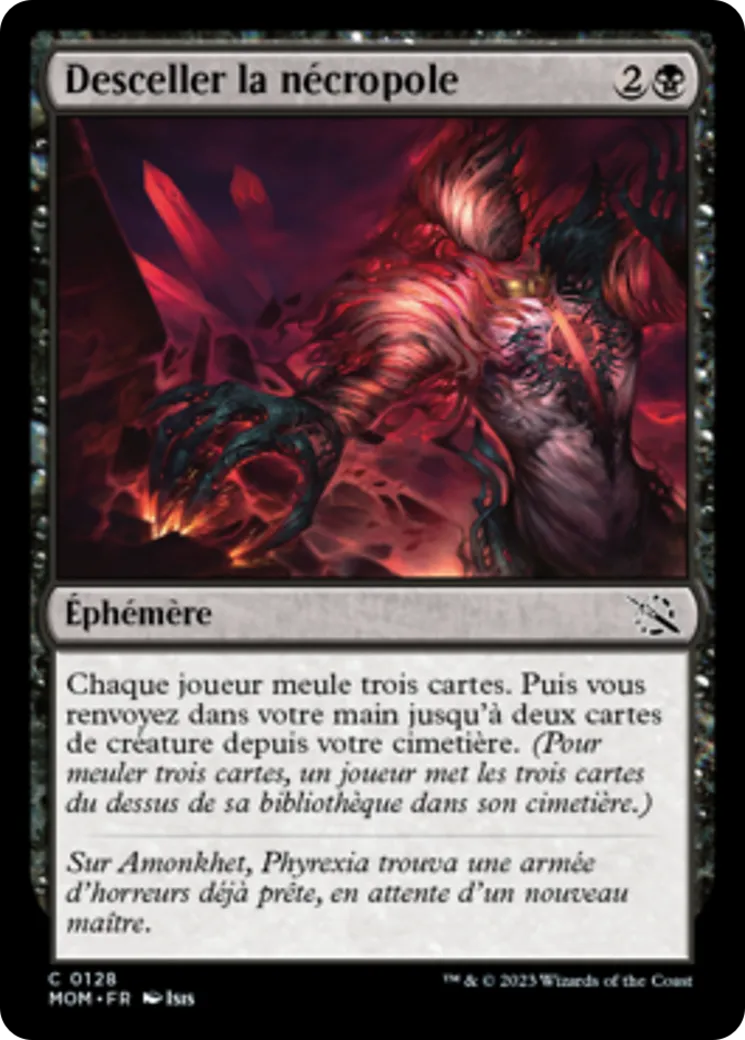 Desceller la nécropole — March of the Machine — Magic: The Gathering