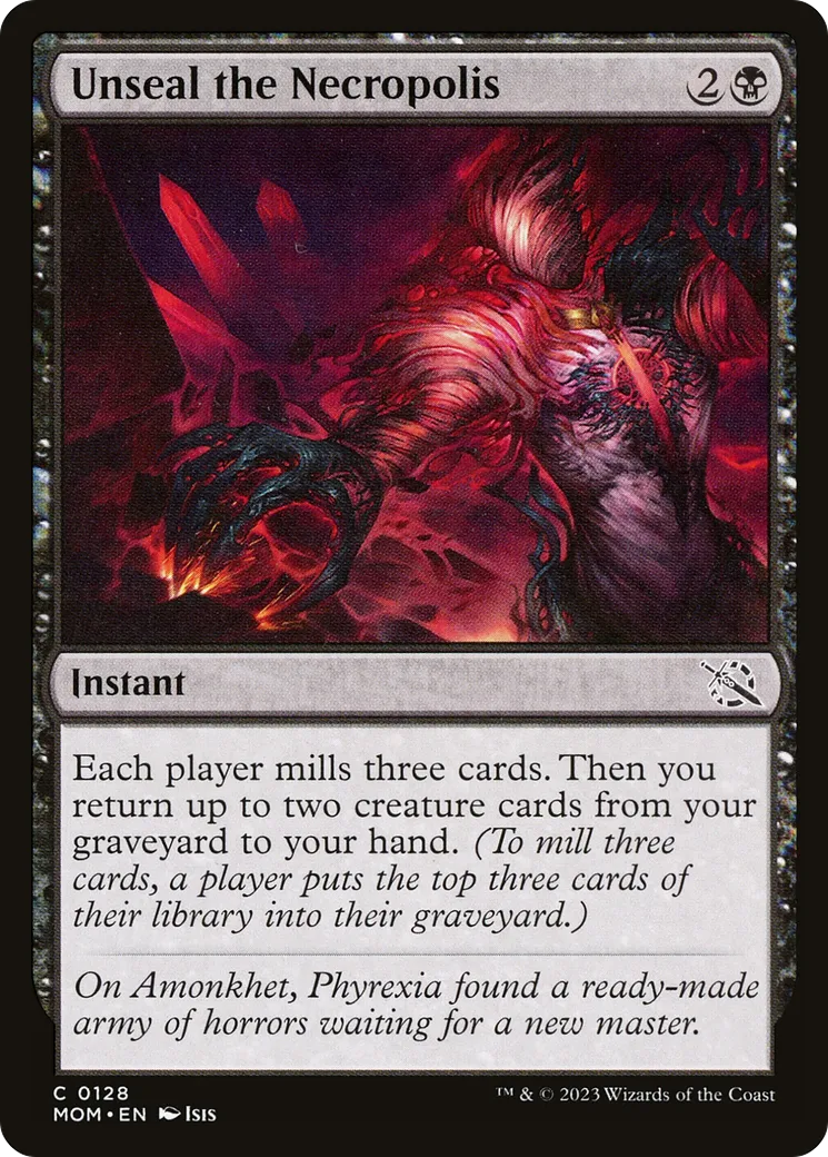 Desceller la nécropole — March of the Machine — Magic: The Gathering