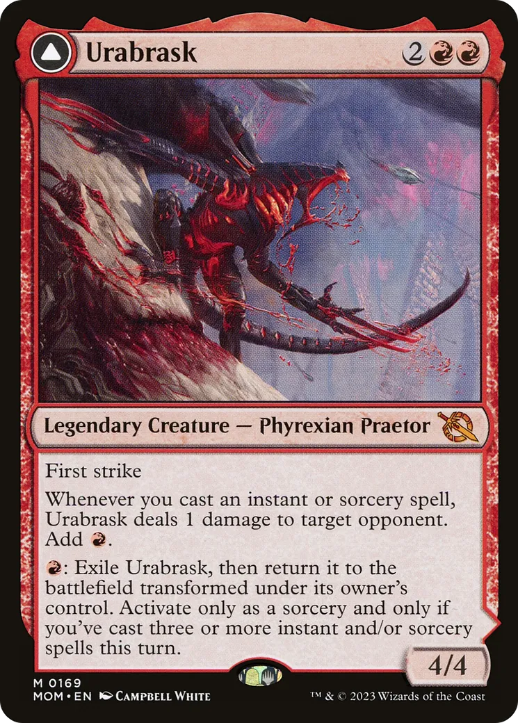 Urabrask // The Great Work — March of the Machine — Magic: The Gathering