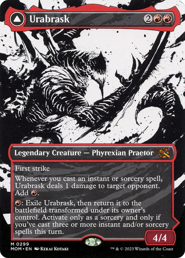Urabrask // The Great Work — March of the Machine — Magic: The Gathering