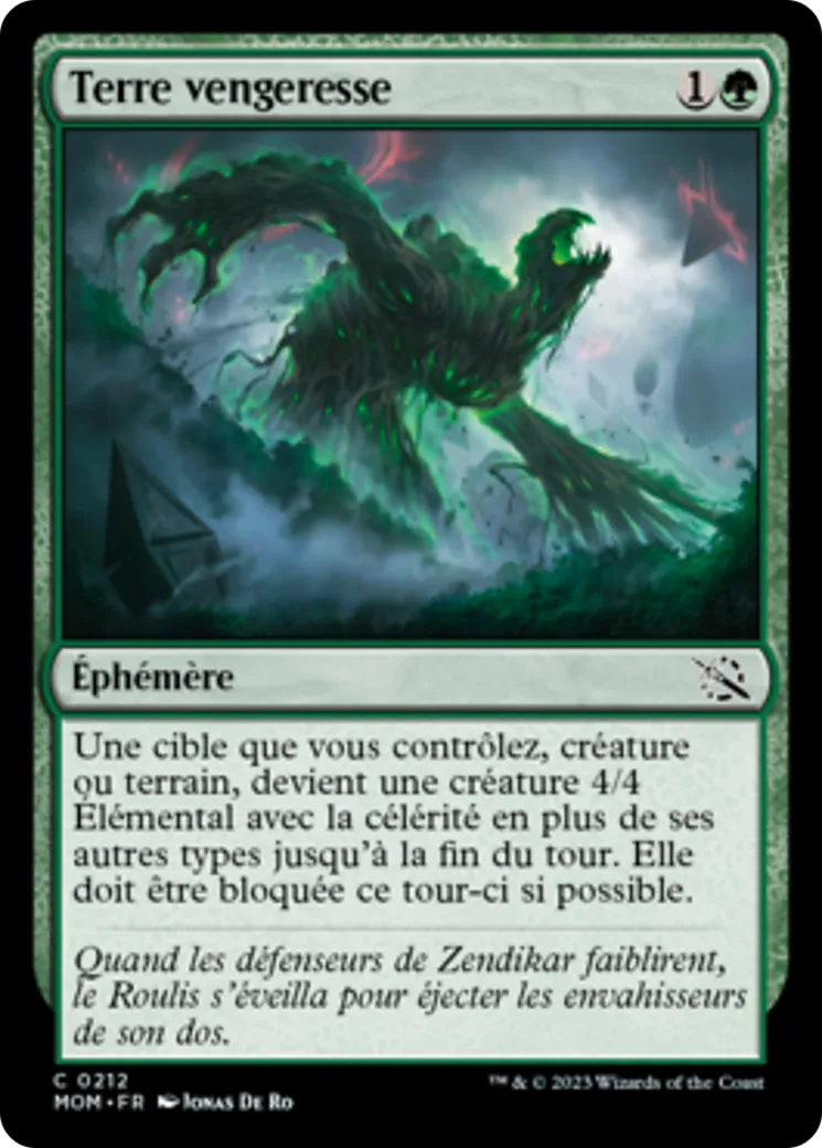 Terre vengeresse — March of the Machine — Magic: The Gathering