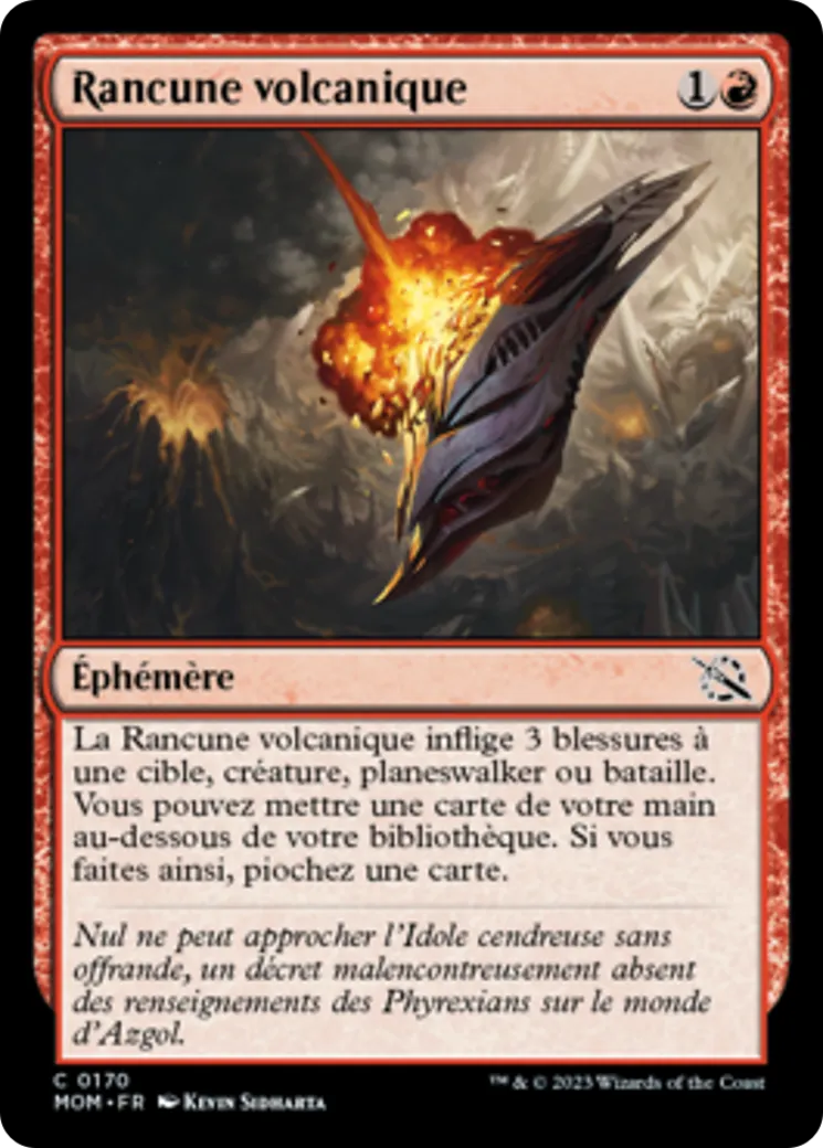 Rancune volcanique — March of the Machine — Magic: The Gathering