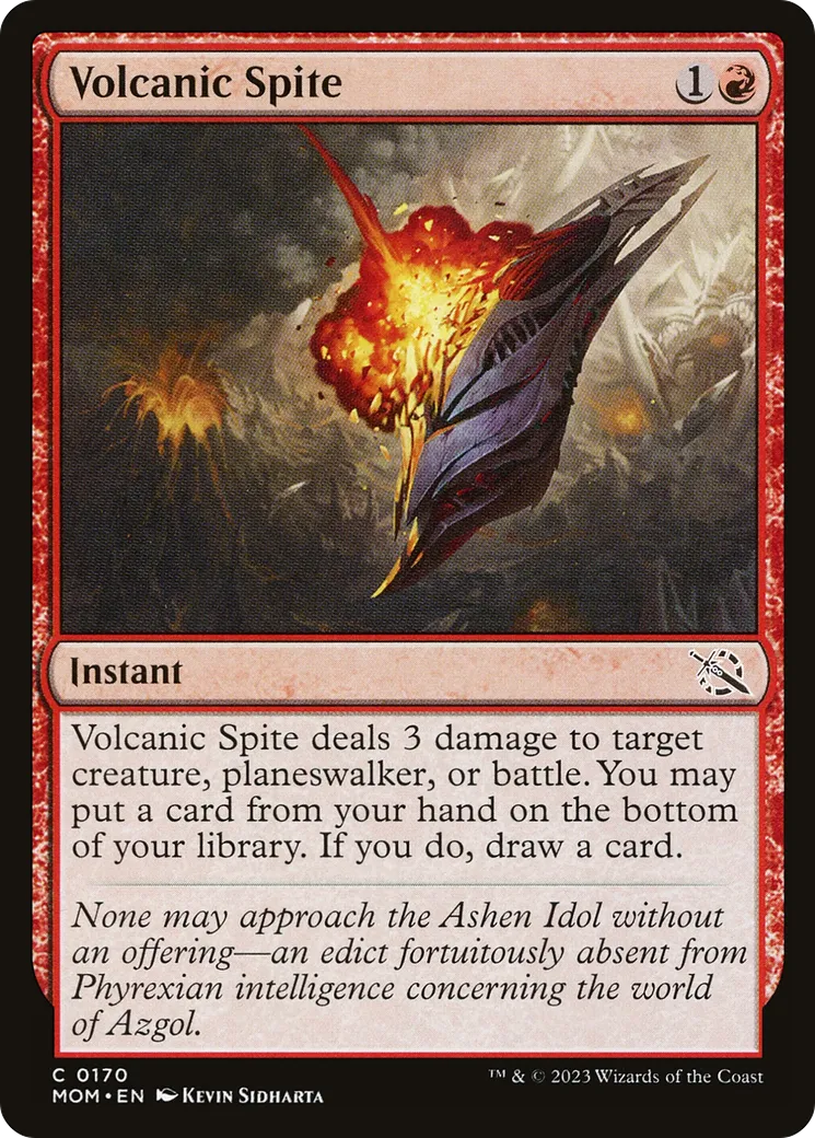 Volcanic Spite — March of the Machine — Magic: The Gathering