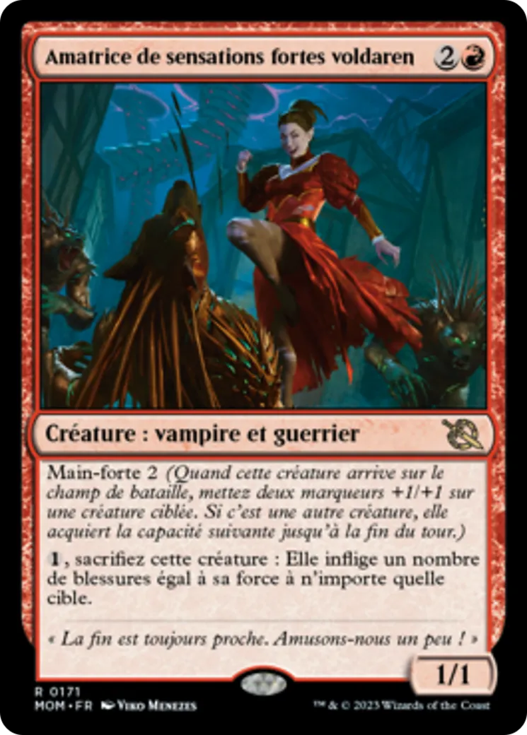 Amatrice de sensations fortes voldaren — March of the Machine — Magic: The Gathering