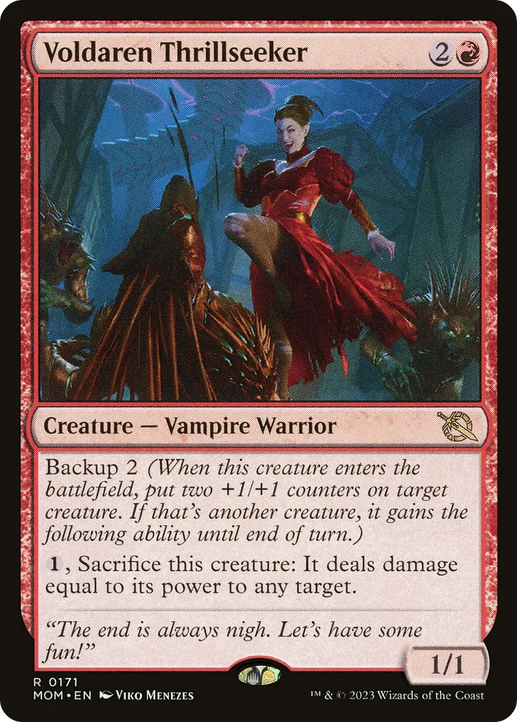 Amatrice de sensations fortes voldaren — March of the Machine — Magic: The Gathering