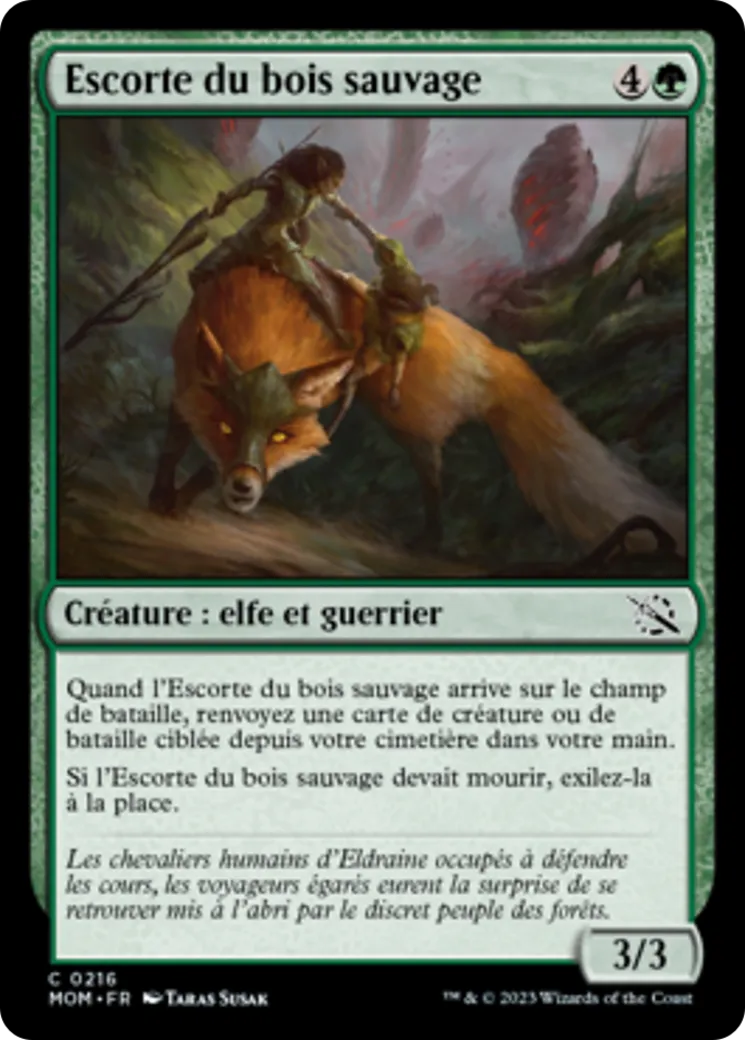 Escorte du bois sauvage — March of the Machine — Magic: The Gathering