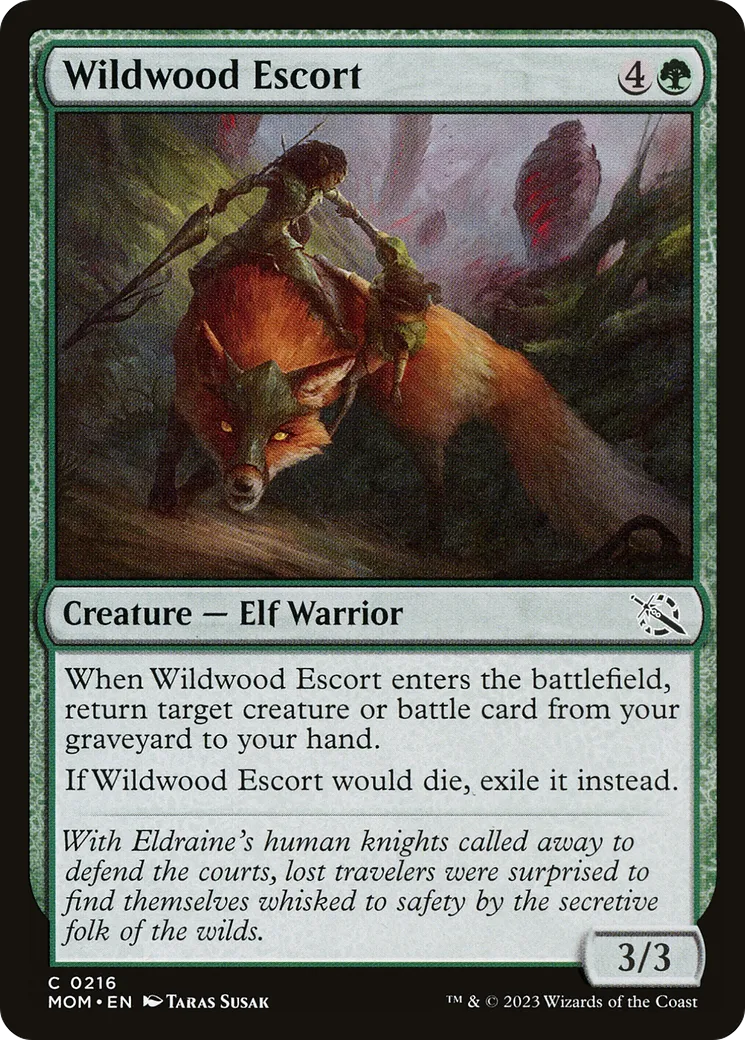 Escorte du bois sauvage — March of the Machine — Magic: The Gathering