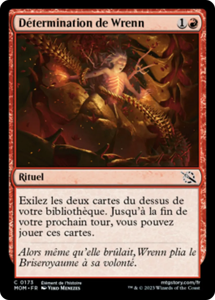 Détermination de Wrenn — March of the Machine — Magic: The Gathering