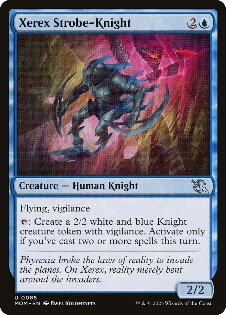 Chevalière stroboscopique de Xerex — March of the Machine — Magic: The Gathering