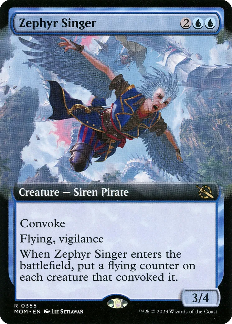 Zephyr Singer — March of the Machine — Magic: The Gathering