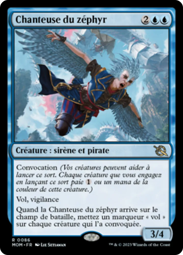 Chanteuse du zéphyr — March of the Machine — Magic: The Gathering