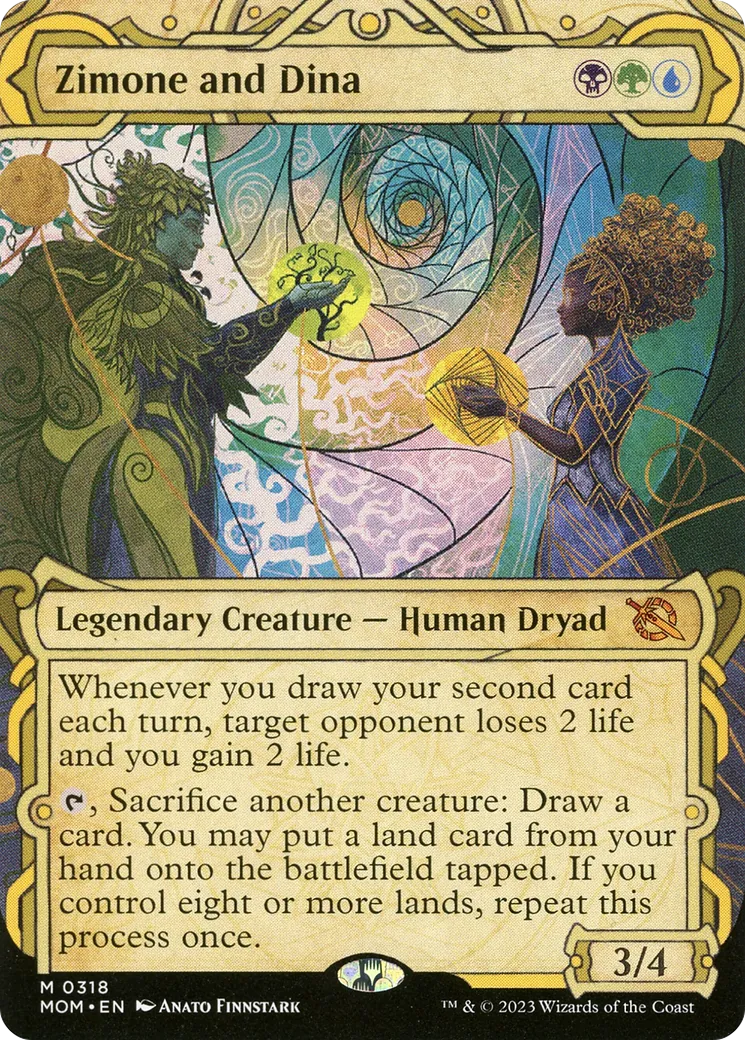 Zimone and Dina — March of the Machine — Magic: The Gathering