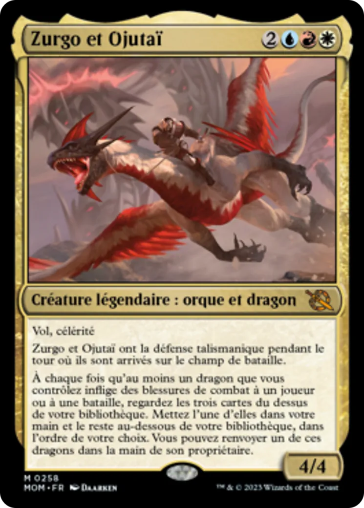 Zurgo et Ojutaï — March of the Machine — Magic: The Gathering