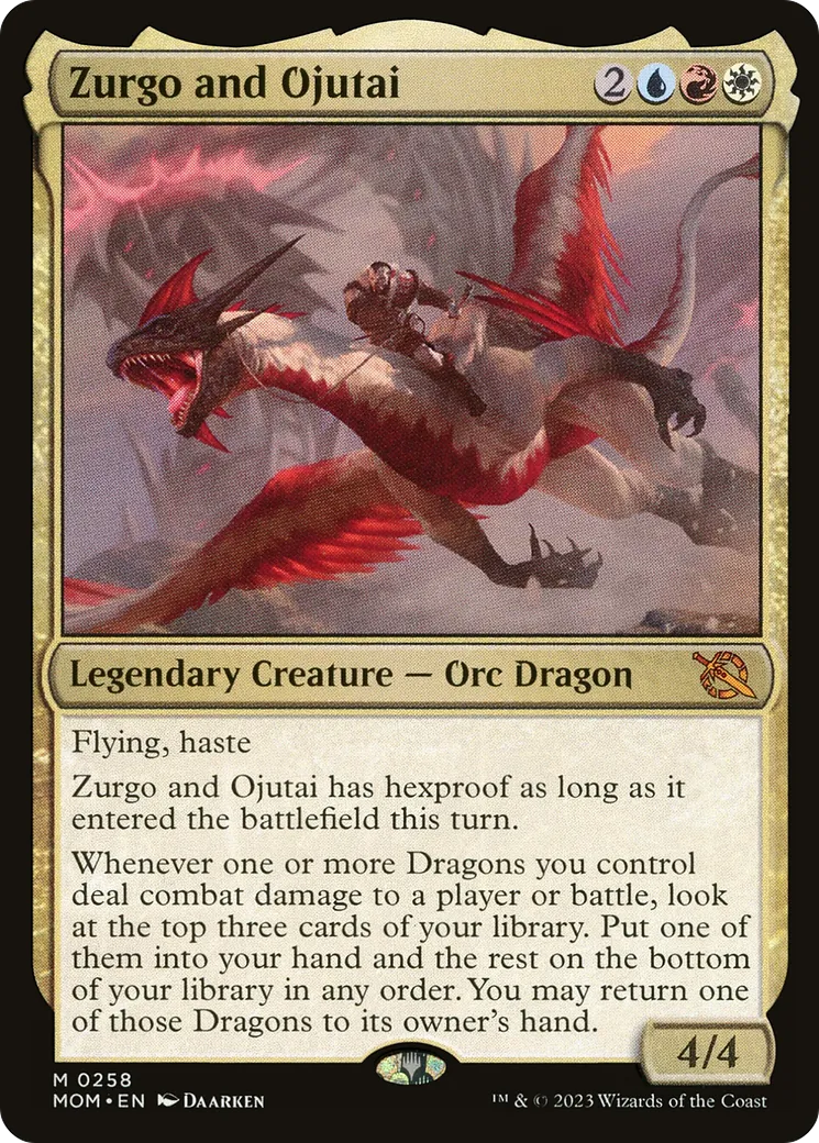 Zurgo and Ojutai — March of the Machine — Magic: The Gathering